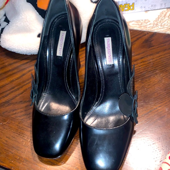 Fabrizio Viti black heels size 38 1/2 made in Italy - Picture 4 of 9